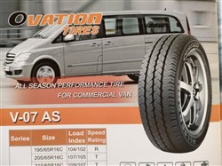 Шина для комерційного транспорту OVATION 195/70R15 104/102R V-07 AS, C, всесезонна, без камери, без шипів (6953913154176)